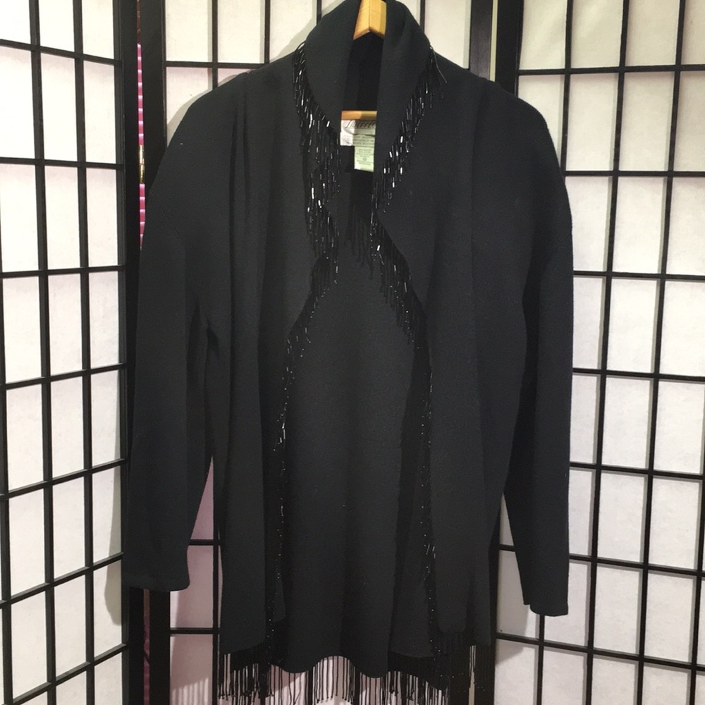 Vintage Sideeffects Sweater w/beads Size M